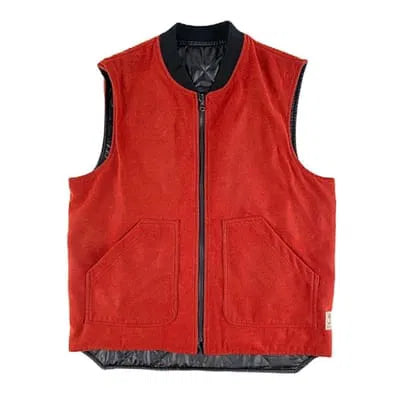 V401DW CHARLES Vest Zip Trap. Panno Spalmato